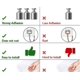 thumbnail image 4 of Large Adhesive Hooks for Hanging Heavy Duty 22 lbs Robe & Towel Hanger, Waterproof Adhesive Wall Hooks for Home,Office- 6 Pack, 4 of 5