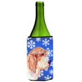 thumbnail image 1 of Petit Basset Griffon Vendeen Hiver Vacances Bouteille de Vin sleeve Hugger, 1 of 1