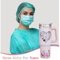 thumbnail image 2 of Nurse Tumbler Nurse Gifts for Women - Nurse Appreciation Gifts Nurses Week Gifts for Female Male Nurse、 New Nurses、 NICU Nurse、 RN、 LPN, 40oz Nurse Tumbler with Handle and Straw, 2 of 6