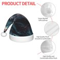 thumbnail image 4 of Balery Wave Chain Shark Pattern Santa Hat Christmas Hat Funny Christmas Hat Christmas Knitted Beanie Hat For Kids, 4 of 6