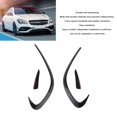 thumbnail image 3 of Front Bumper Wind Knife, Increasing Air Circulation Rust Resistance Front Bumper Splitter Spoiler Covers ABS  For CLA-Class W117 -Line CLA45 2016 To 2019, 3 of 8
