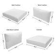 thumbnail image 2 of Covers & All CoverRite Sectional Sofa Cushions, 5″ Thick Foam Seat and Polyfill Back UV Proof Sofa, 2 of 7