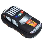 KABOER 3D Stereo Supercar Sports Pencil Pen Pouch Stationery Box Anti-Shock for School Students Boys Teens(Black)