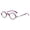 Purple, variant on Agstum Classic Small Oval Reading Glasses Lightweight Plastic Retro Round Steampunk Readers for Men Women 38mm Lens