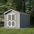 thumbnail image 2 of Little Cottage Co. 8x16 Classic Gable Shed with Floor, Outdoor Wood Storage Shed Do-It-Yourself Precut Kit, 2 of 14