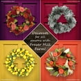 thumbnail image 6 of Fraser Farm Hill 24" Glitter Berry/Sugar Ball Snowy Wr on Mixed Pine, BO LED Lights/Timer, 6 of 6