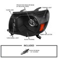 thumbnail image 3 of Spec-D Tuning Black Projector Headlights Compatible with 2005-2011 Toyota Tacoma, Left + Right Pair Headlamps Assembly, 3 of 5