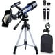 thumbnail image 1 of BEBANG Telescopio para Adultos Astronomía, Telescopio Refractor de 70/400 Mm para Niños Principiantes, Telescopio Portátil con Adaptador de Teléfono con Bolsa de Transporte de Trípode, 1 of 10