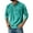 Green#002, variant on Retro Henley Shirts for Men Long Sleeve Washed Denim T Shirts Casual Golf Top Distressed Plain Tees Lightweight Business Pullover Army Green M