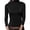 Black, variant on EDFBUYKRS Plus Size Blouses for Women V Neck Curved Hems Tunic Tops Casual Long Sleeve Botton Fall Shirts S
