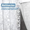 thumbnail image 5 of Asunby Clear Shower Curtain Liner,PEVA72*72, Plastic Bathroom Curtain Liners, Semi Transparent, Hotel Quality, Machine Washable with Magnets and Rustproof Grommets, 5 of 10