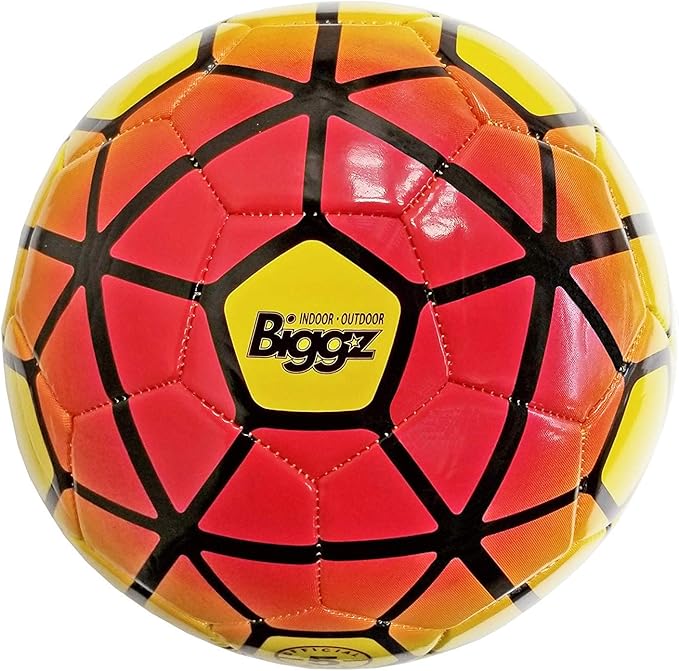 Biggz Soccer Ball Starter kit - Training Coaching Set w/mesh Bag & 50pk Cones