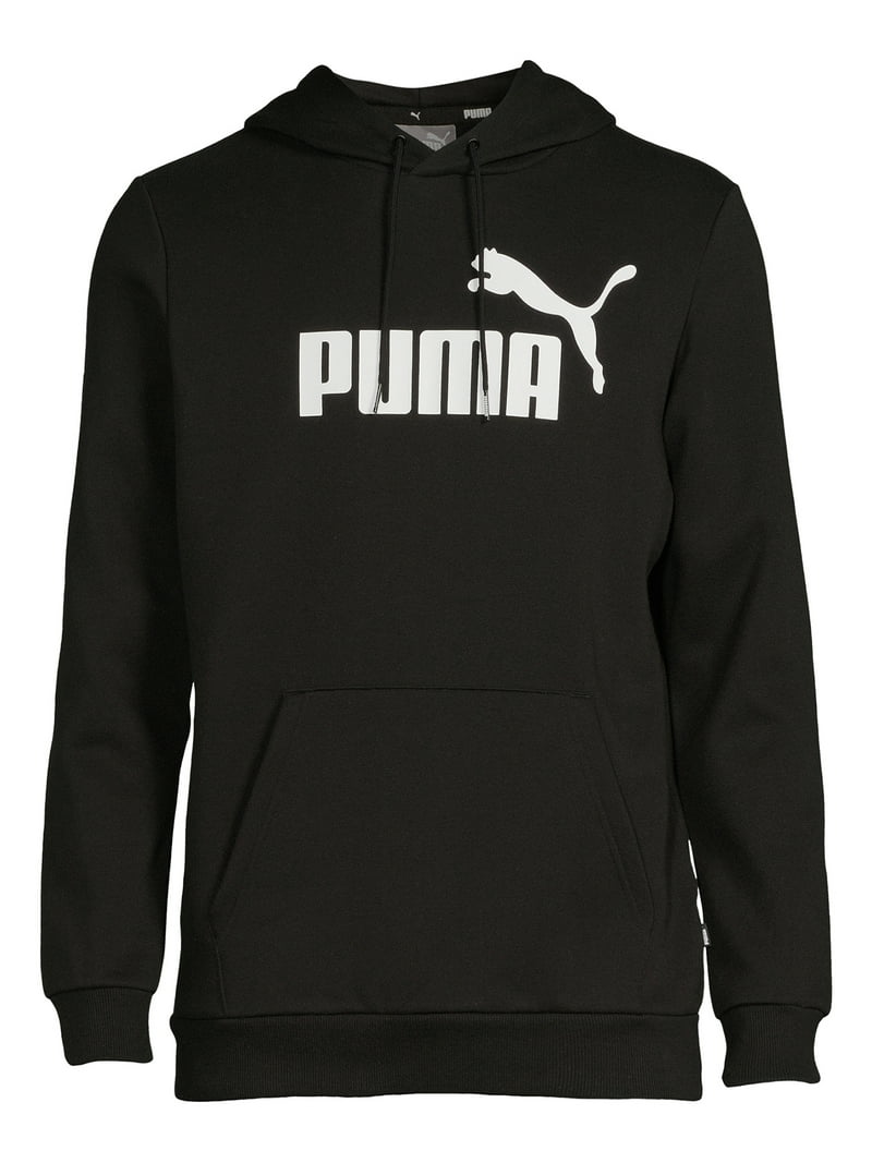 Puma Men's and Big Men's Fleece Logo Pullover Hoodie, Sizes S-XXL