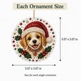 thumbnail image 3 of Christmas Clearance! 6Pcs Wooden Christmas Ornaments DIY Pearl Art Kits for Adults, Hanging Diamond Art Christmas Ornaments Set with Pearls, Special-Shaped Gems & Jute Twine, Christmas Craft(#6), 3 of 9