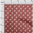 thumbnail image 2 of oneOone Cotton Poplin Red Fabric Florals Diy Clothing Quilting Fabric Print Fabric By Yard 42 Inch Wide, 2 of 4