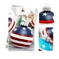 thumbnail image 5 of ZDWQFA 12Pcs 3.15" Independence Day Ball Ornament, American Flag Christmas Tree Ornaments Fourth of July Ornaments Patriotic Hanging Balls,Veterans Day USA Themed Party Decor Supplies, 5 of 7