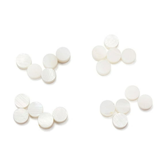 20 Pcs Guitar Fretboard Dots Replacement Fingerboard Markers Decor Inlay Dots