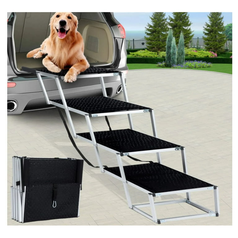 Extra Wide Dog Stairs For Large Dogs Car, Lightweight, 58 OFF