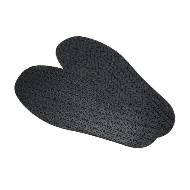 1 Par De Suelas De Goma Negras Para Reparación De Zapatos, Evita Resbalones, Reemplazo De Suelas Para Bricolaje, Uso Interior Y Exterior, Material De Suela Completa