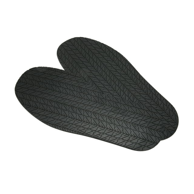 1 Par De Suelas De Goma Negras Para Reparación De Zapatos, Evita Resbalones, Reemplazo De Suelas Para Bricolaje, Uso Interior Y Exterior, Material De Suela Completa