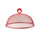 thumbnail image 1 of Malla metálica para cubrir alimentos, carpa, sombrilla, malla reutilizable para picnic al aire libre, red para cubrir alimentos, mantiene alejadas las Rojo 30cm, 1 of 9