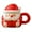 Red, variant on 1Pc Christmas Santa Coffee Mugs Vintage Santa Claus Heads Ceramic Mug Christmas Themed Design Cup Set for Coffee Tea Hot Chocolate Xmas Holiday Gifts