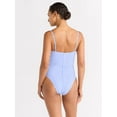 thumbnail image 3 of Free Assembly Women's and Women's Plus Square Neck One Piece Swimsuit, Sizes XS-1X, 3 of 6
