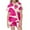 4-Hot Pink, variant on Dsscvnef Child Boy Satin Pajamas Set Casual Button Down Tops Set Pajamas Sleepwear Outfits Pajamas Boys Size 6-7 years Kids Clothes Girls