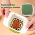 thumbnail image 3 of 6x4 Inch Manual Food Processor and Vegetable Diced Cutter with Sharp Blades for Home Cooking and Efficient Meal Preparation Yellow, 3 of 7