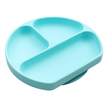 Bumkins Baby Silicone Grip Dish: Blue
