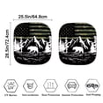 thumbnail image 3 of Binienty Peak Bear Sun Shade for Car Windshield Car Sunscreen Blocks UV Rays and Keeps Vehicle Cool Folding Car Sun Shade for Front Window Universal for Auto Truck Van SUV 2 Pcs, 3 of 6