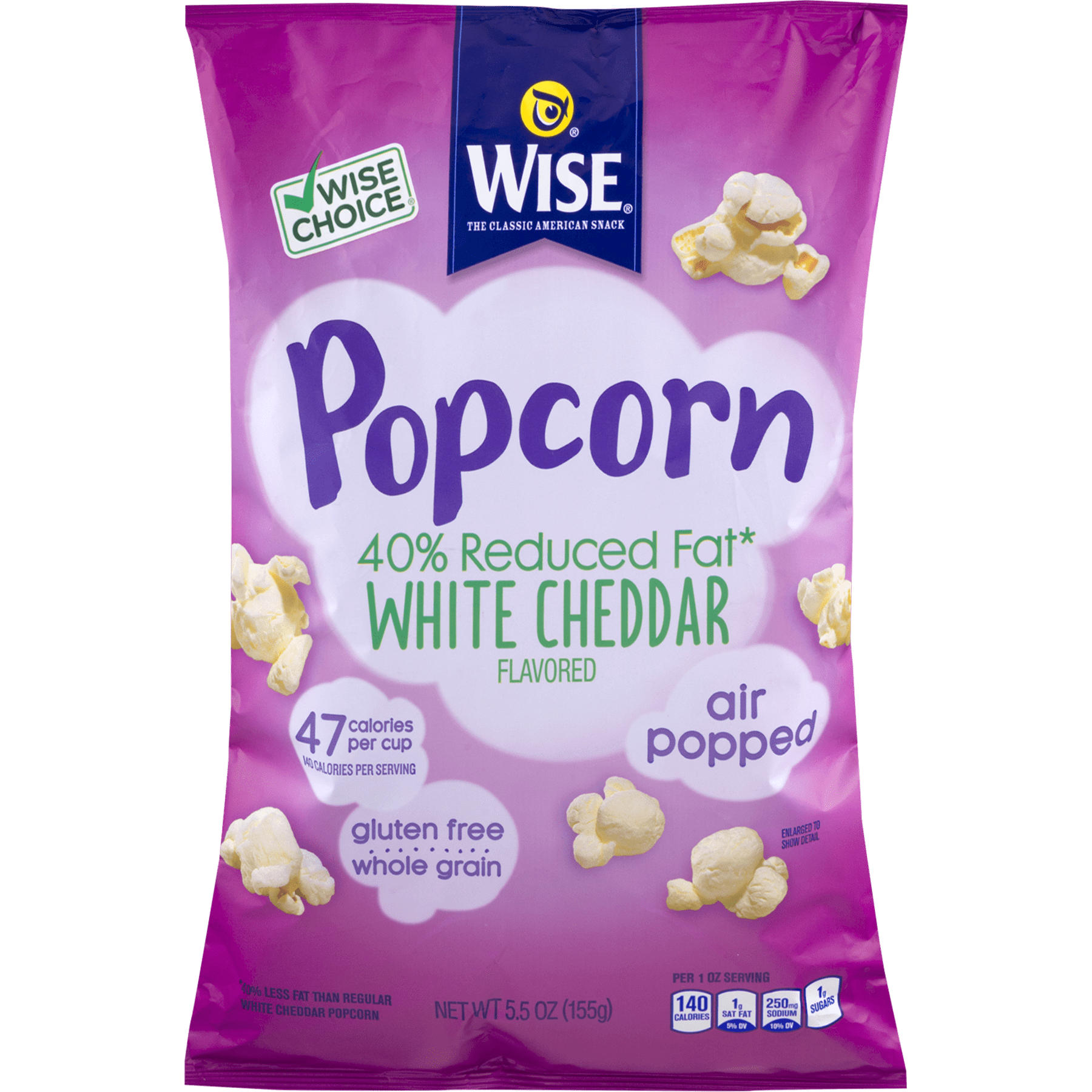 wise white cheddar popcorn