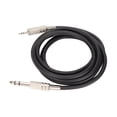 thumbnail image 3 of Cable de 6.35 mm de Hombres A 3.5 mm, Transmisión de Señal ESTABLE DE 6.6 PIES PVC 3.5 mm A 6.35 mm de cable Estéreo para amplificadores para amplificadores , 3 of 7