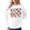 White Sweatshirt, variant on Olive Loves Apple Vikings Team Sweatshirt for Women, Teens & Kids Floral Groovy Sports Team Sweater Gray Sweatshirt Adult Medium