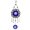 Eyes, variant on LAZIOEGR Blue Eye Wall Hanging Ornament Unique Pendant Hollow Flowers Turkish Lucky Wall Ornament for Home Office, 11 inches / 27.9 cm