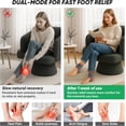 thumbnail image 2 of Foot Massager with Triple Method Heat - 3-Level Heat & Vibration Adjustable Ankle Massager for Foot Relief, Electric Wireless Smart Feet Massager with Touch Screen, Compact & Portable for All Ages, 2 of 8