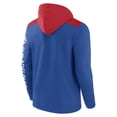 thumbnail image 3 of Men's Fanatics Royal/Red Philadelphia 76ers Skyhook Colorblock Full-Zip Hoodie, 3 of 3