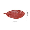 thumbnail image 4 of Unique Bargains 1 Pc Soap Dish Leaf Soap Holder for Bathroom Red, 4 of 6
