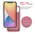 thumbnail image 4 of Diverbox for iPhone 11 Case [Shockproof] [Dropproof] [Tempered Glass Screen Protector + Camera Lens Protector],Heavy Duty Protection Phone Case Cover for Apple iPhone 11 (Pink), 4 of 8