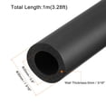 thumbnail image 2 of Uxcell 2Pcs Foam Tubing Tube Covers for Handle Grip Support Pipe Insulation Black 20mm x 30mm x 1m, 2 of 5