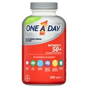 One A Day Women's 50+ Multivitamin Tablets, Multivitamins for Women, 200 Count