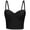 c01Black, variant on Underwire Corset Tops For Women Going Out, Trendy Backless Club Bustier Crop Top Casual Blue 36