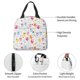thumbnail image 4 of Fotbe Cute Owl Bolsa Térmica con Estampado y Forro de Aluminio Grueso Bolsa de Almuerzo con Bolsillo Frontal para Hombres y Mujeres, Ideal para Trabajo, Escuela, 4 of 8