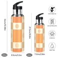 thumbnail image 2 of Yayeee 33oz Insulated Water Bottle Double Wall Stainless Steel with Flip Straw Lid, Geometric Pattern, 2 of 7