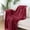 Wine-B, variant on LACKUST Solid Color Flannel Throw Blanket ,All-Season Plush Blanket,39.4x27.6in Lightweight Breathable and Soft Blankets for Office Naps and More,Wine