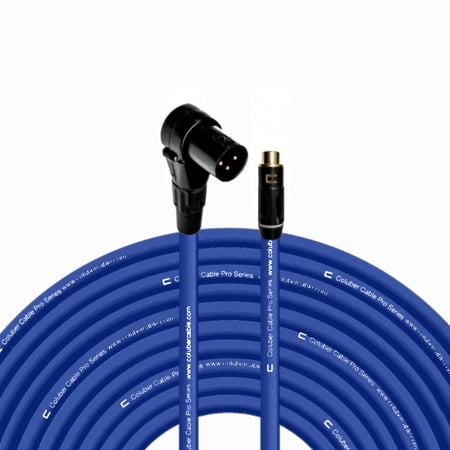 Coluber Cable Balanced Right Angle XLR Male to RCA Female 3 - Pin Connector