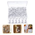 thumbnail image 3 of OUNONA 100 Pcs Piques Transparentes Décoratives Design Délicat pour Bureau, 3 of 6