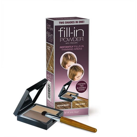Cover Your Gray Fill In Powder Dual - Med Brown / Dark Blonde