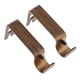 thumbnail image 2 of de 2 soportes de barra ajustables, negro, soporte de barra / soporte para barra / soporte de barra Bronce Macarena Soporte de barra de cortina, 2 of 6