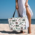 thumbnail image 6 of Balery Camping Caravan 2 Beach Travel Bag - Water-Resistant, Large Capacity Lightweight Tote with 7 Pockets for Women and Men - Perfect for Beach, Pool, Gym, and Travel, 6 of 7